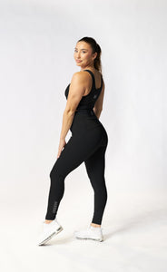 Black bamboo leggings